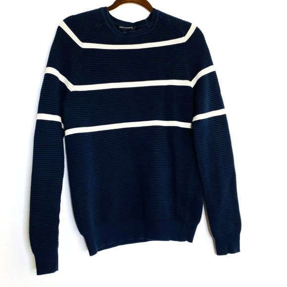 French Connection Sweaters - French Connection Striped Chunky Knit Sweater XS